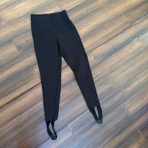 Black Women's Stirrup Pants